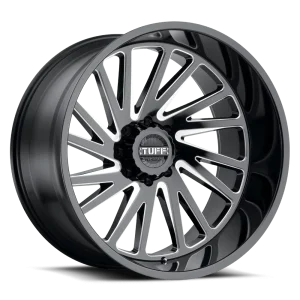 Tuff Wheels – T2A – Black – 20″x12″ -45mm – Summer Wheels – 2012T2A-56135B87L